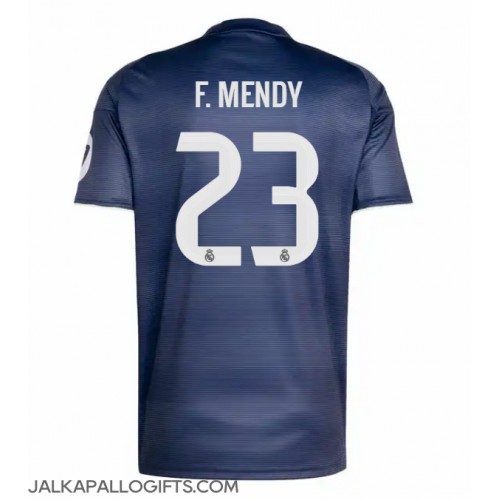 Real Madrid Ferland Mendy #23 Vieraspaita 2025-26 Lyhythihainen Real Madrid Ferland Mendy #23 Vieraspaita 2025-26 Lyhythihainen